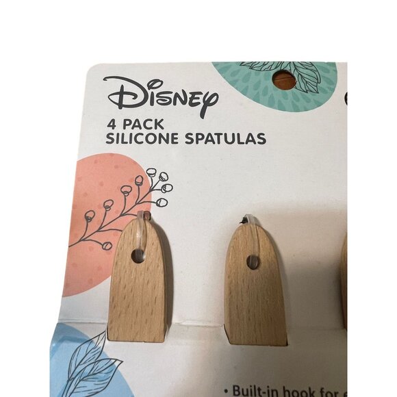 Disney 4 Pack Silicone Spatulas Easter Designs Mickey Minnie Mouse NEW - Picture 2 of 5
